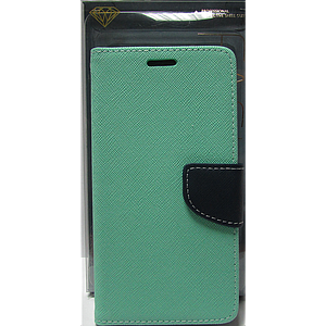 housse iPhone 5/5s et iPod 5/6 vert menthe / bleu  