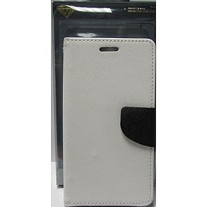 housse Samsung S5 blanc/noir 