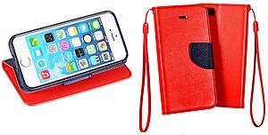 pochette - Sam A530 Galaxy A5 (2018) / A8 (2018) czerwono-granatowy