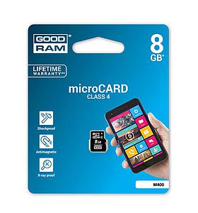 GOODRAM carte micro SD - 8 Go sans adaptateur