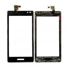 Vitre tactile pour LG Optimus L9 P760, Noir