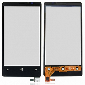 Vitre tactile pour Nokia Lumia 920, Noir