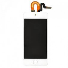 Vitre tactile, LCD et bouton home pour iPod Touch 5, Blanc