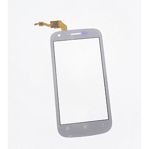 Vitre tactile pour Wiko Cink Peax/Micromax A86, Blanc