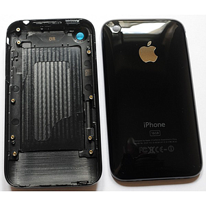 Coque arrière pour iPhone 3g, Noir