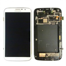 Vitre tactile, LCD et chassis pour Galaxy Mega i9200/i9205, Blanc