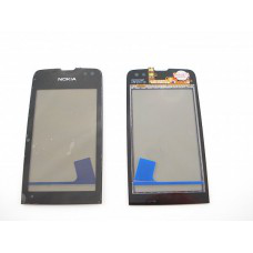 Vitre tactile pour Nokia Asha 311, Noir