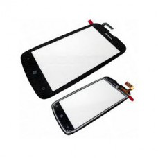 Vitre tactile et chassis pour Nokia Lumia 510, Noir