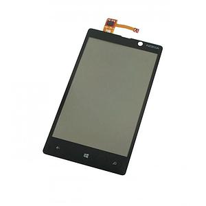 Vitre tactile pour Nokia Lumia 820, Noir