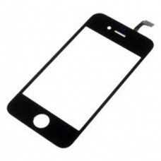 Vitre tactile et nappe de connection pour iPhone 4s, Noir