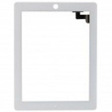 iPad 2 touch panel with adhesive/ home button assembly - white