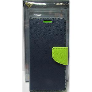 housse iPhone 4/4s et iPod 4 bleu foncé / vert anis  